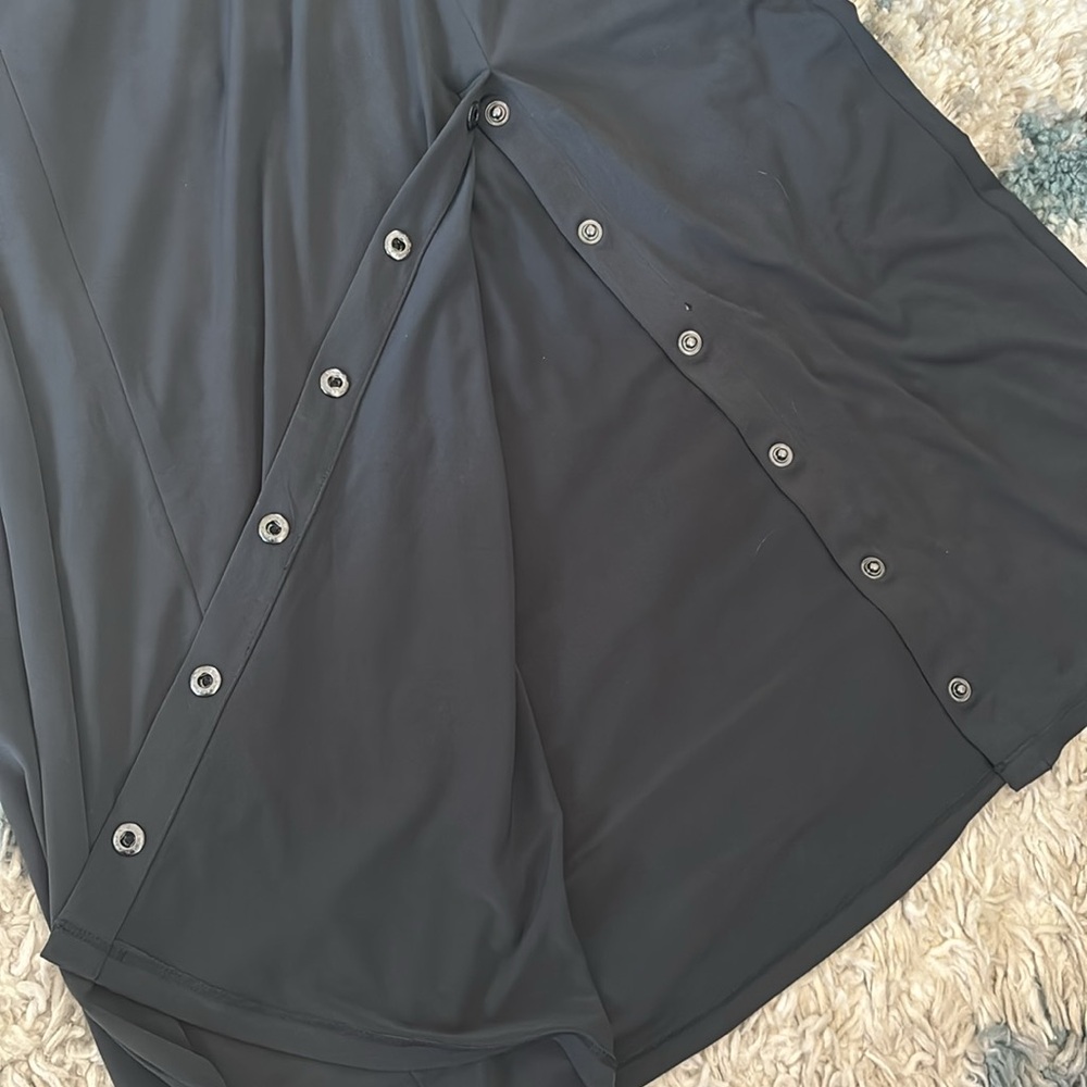 Every Day by Susan Graver Regular Liquid Knit Maxi Skirt ~ Thunder Grey - Picture 6 of 7